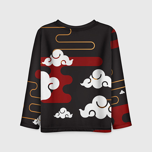 Детский лонгслив Ниндзя Япония / 3D-принт – фото 2