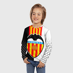 Лонгслив детский FC VALENCIA ФК ВАЛЕНСИЯ, цвет: 3D-принт — фото 2