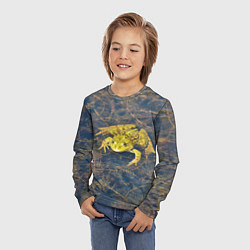 Лонгслив детский Лягушка, цвет: 3D-принт — фото 2