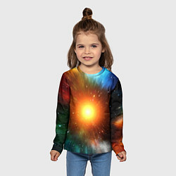 Лонгслив детский СКОРОСТЬ СОЛНЕЧНОГО СВЕТА, цвет: 3D-принт — фото 2