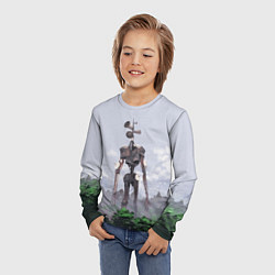 Лонгслив детский СИРЕНОГОЛОВЫЙ ЛЕС, цвет: 3D-принт — фото 2