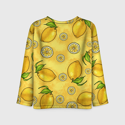 Детский лонгслив Лимончик / 3D-принт – фото 2