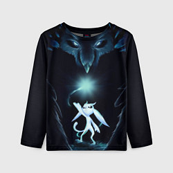 Лонгслив детский Дух-хранитель Ори, цвет: 3D-принт
