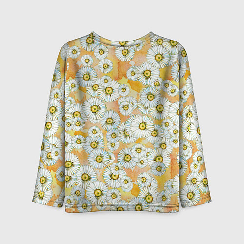 Детский лонгслив Раз - ромашка, два - ромашка / 3D-принт – фото 2