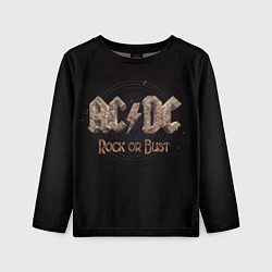 Детский лонгслив ACDC Rock or Bust