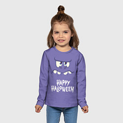 Лонгслив детский HAPPY HALLOWEEN, цвет: 3D-принт — фото 2
