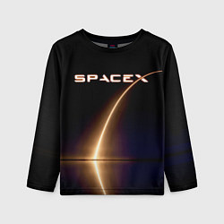 Детский лонгслив Space X