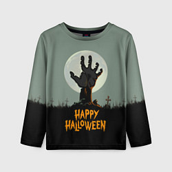 Лонгслив детский Happy Halloween, цвет: 3D-принт