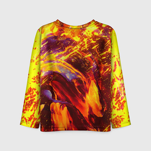 Детский лонгслив HoM Огненный / 3D-принт – фото 2