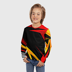 Лонгслив детский Уникальные линии, цвет: 3D-принт — фото 2