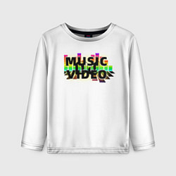 Лонгслив детский Merch - DJ MUSICVIDEO, цвет: 3D-принт