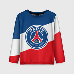 Лонгслив детский Paris Saint-Germain FC, цвет: 3D-принт