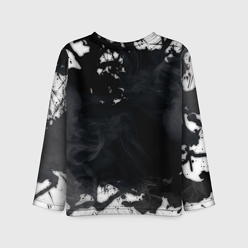 Детский лонгслив ХЕЛЛУОИН ПРИВЕДЕНИЕ БУ! HALLOWEEN GHOST BOO! / 3D-принт – фото 2