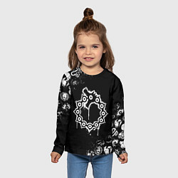 Лонгслив детский 7 СМЕРТНЫХ ГРЕХОВ МЕЛОДИАС СИМВОЛ ДРАКОН, цвет: 3D-принт — фото 2