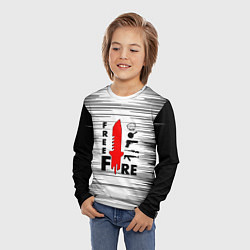 Лонгслив детский Free Fire Фри Фаер,, цвет: 3D-принт — фото 2