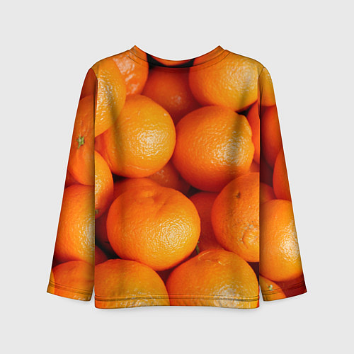 Детский лонгслив Мандаринчик чик / 3D-принт – фото 2
