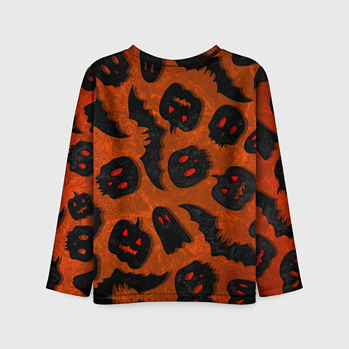 Детский лонгслив Halloween print / 3D-принт – фото 2