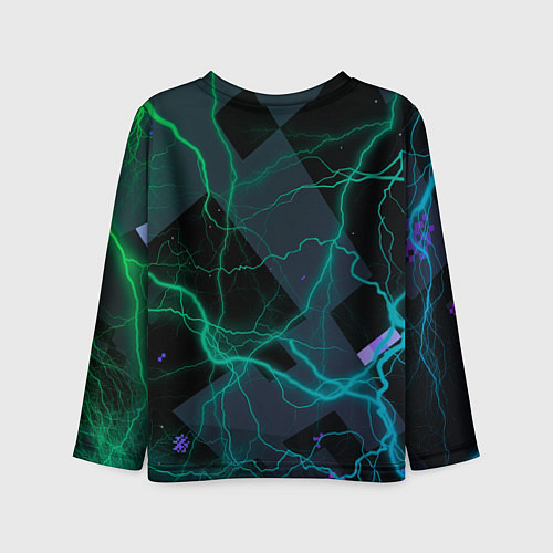 Детский лонгслив Молнии Майнкрафт / 3D-принт – фото 2