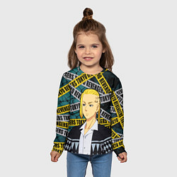 Лонгслив детский Дракен, цвет: 3D-принт — фото 2