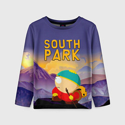 Лонгслив детский Эпичный Картман в горах Южный Парк, цвет: 3D-принт