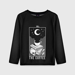 Лонгслив детский The Coffee Occult, цвет: 3D-принт