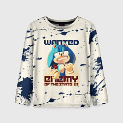 Детский лонгслив SONIC WANTED СОНИК