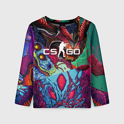 Лонгслив детский CS GO ПОПУЛЯРНЫЕ СКИНЫ POP SKIN, цвет: 3D-принт