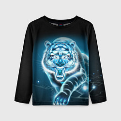 Детский лонгслив НЕНОНОВЫЙ ТИГР 2022 NEON TIGER NEW YEAR