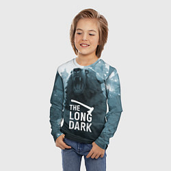 Лонгслив детский The Long Dark медведь, цвет: 3D-принт — фото 2