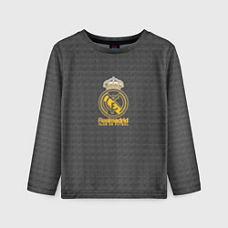 Детский лонгслив Real Madrid graphite theme