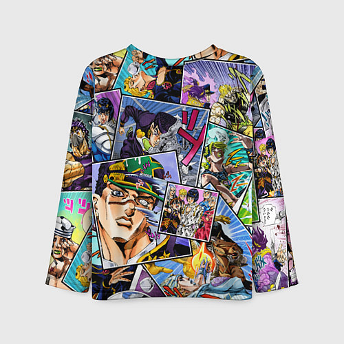 Детский лонгслив JoJos Bizarre Adventure - Джорно Джованна / 3D-принт – фото 2