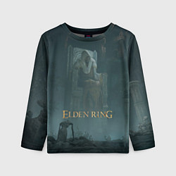 Лонгслив детский Elden ring - Владыка на троне, цвет: 3D-принт