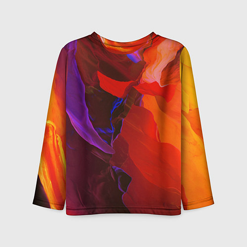 Детский лонгслив Акварельная Феерия / 3D-принт – фото 2