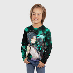 Лонгслив детский GENSHIN IMPACT СЯО НОВОГОДНИЙ, цвет: 3D-принт — фото 2