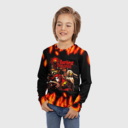 Лонгслив детский Darkest Dungeon Heroes, цвет: 3D-принт — фото 2
