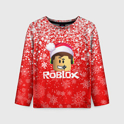 Детский лонгслив ROBLOX НОВОГОДНИЙ SMILE 2022