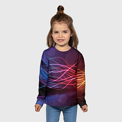 Лонгслив детский Лучи света Spectrum, цвет: 3D-принт — фото 2