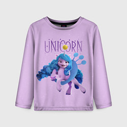 Лонгслив детский Unicorn Izzy, цвет: 3D-принт