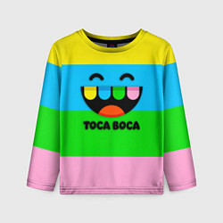 Детский лонгслив Toca Boca Logo Тока Бока