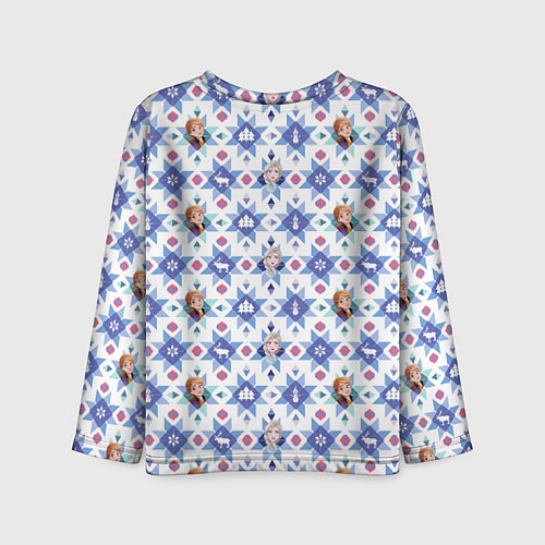 Детский лонгслив Pattern Frozen / 3D-принт – фото 2