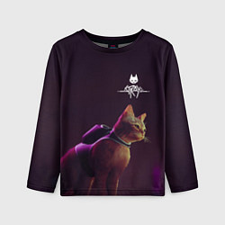 Лонгслив детский Stray: Wandering Cat, цвет: 3D-принт