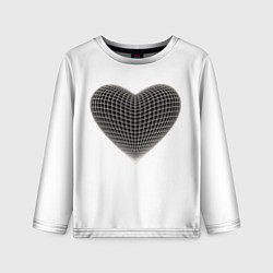 Лонгслив детский HEART PRINT, цвет: 3D-принт