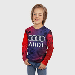 Лонгслив детский AUDI Audi Краски, цвет: 3D-принт — фото 2