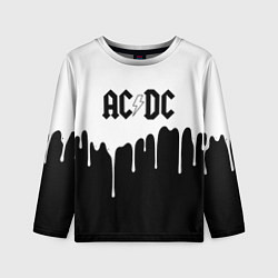 Детский лонгслив ACDC подтёки