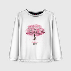 Детский лонгслив Sakura Tree