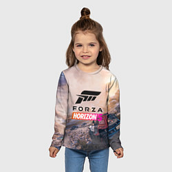 Лонгслив детский Форза Forza horizon 5, цвет: 3D-принт — фото 2