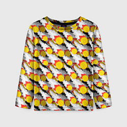 Детский лонгслив Падение Биткоина