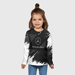 Лонгслив детский Mercedes-Benz - Темный, цвет: 3D-принт — фото 2