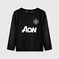 Лонгслив детский Манчестер Юнайтед Руни ретро форма, Manchester Uni, цвет: 3D-принт