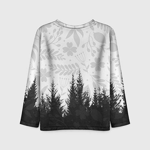 Детский лонгслив Russian Тайга / 3D-принт – фото 2